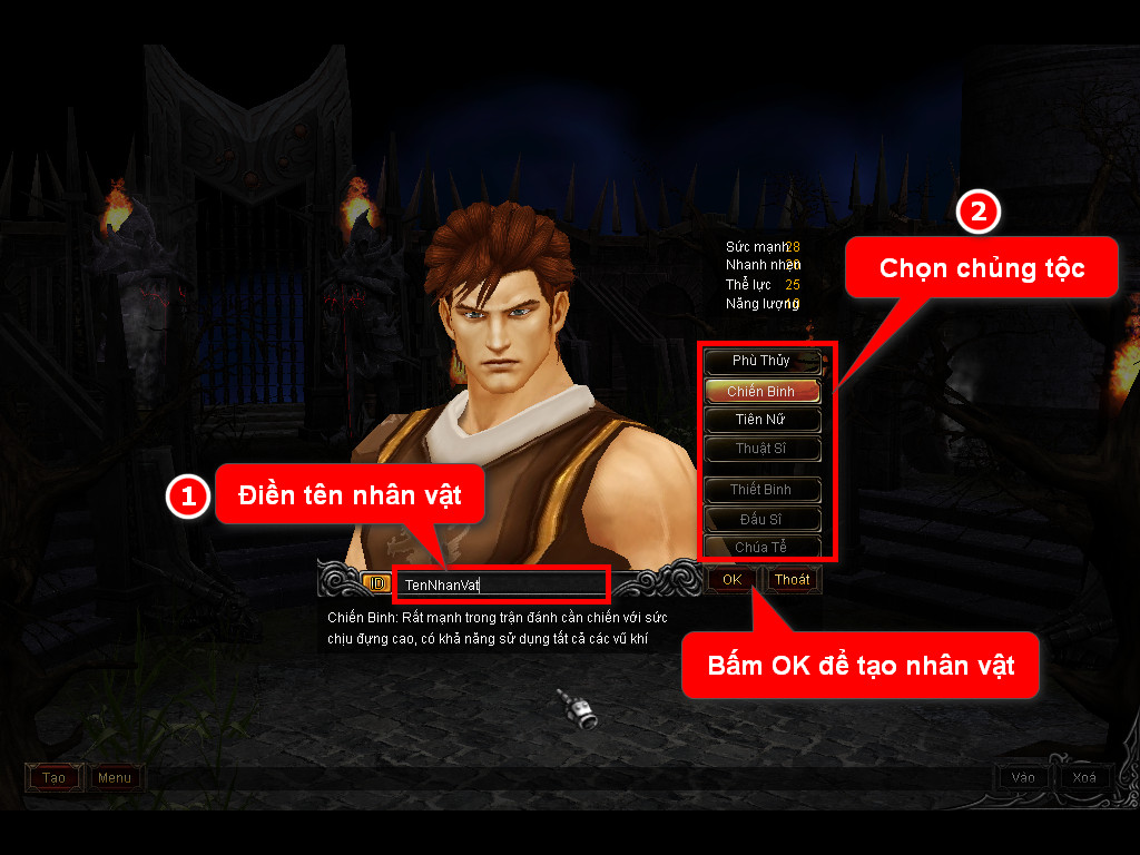 Chức năng chính của Game MU Việt Quốc